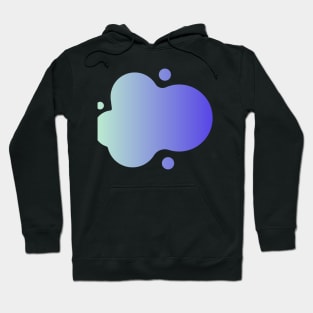 blue texture design Hoodie